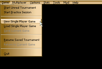 Start Singleplayer game