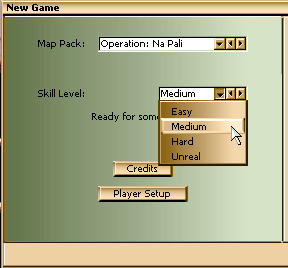 Difficulty settings